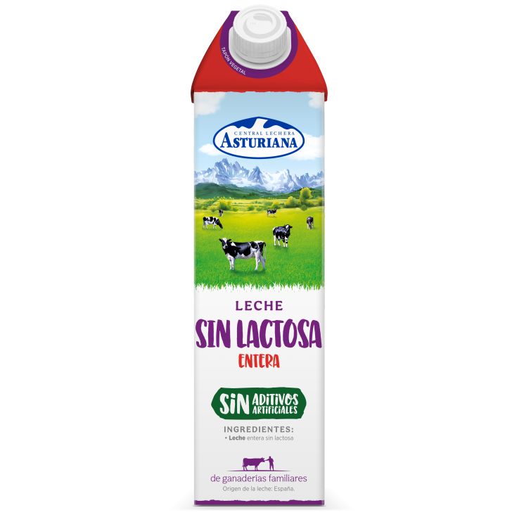 LECHE ENTERA S/LACTOSA ASTURIANA 1L