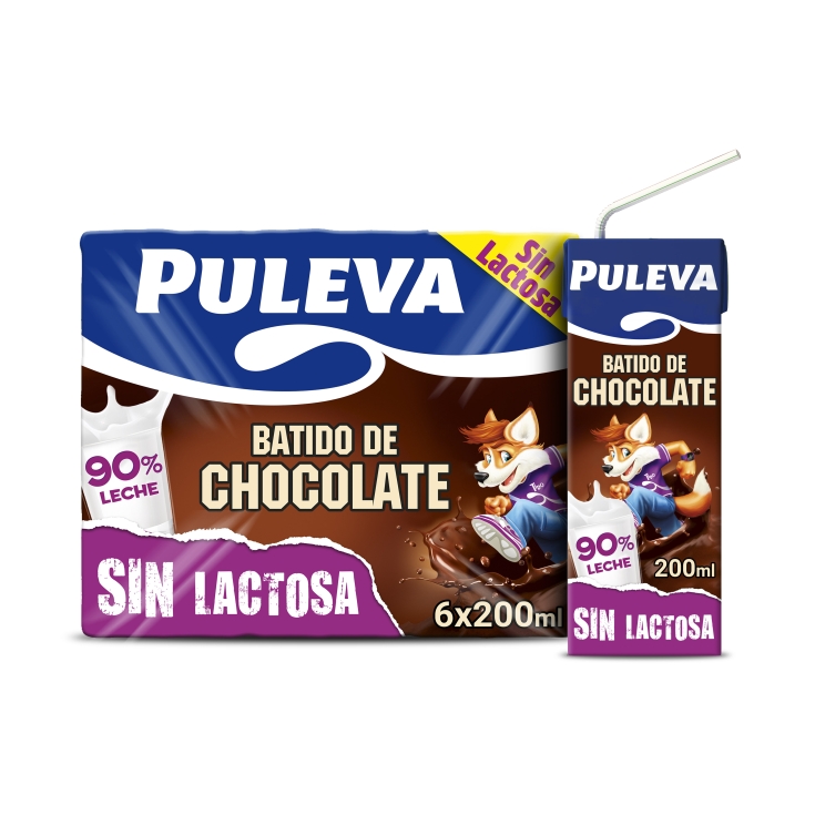 BATIDO CHOCOLATE S/LACTOSA PULEVA P-6