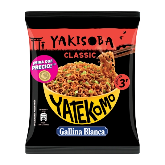 YAKISOBA CLASIC BOLSA GALLINA BLANCA 93G