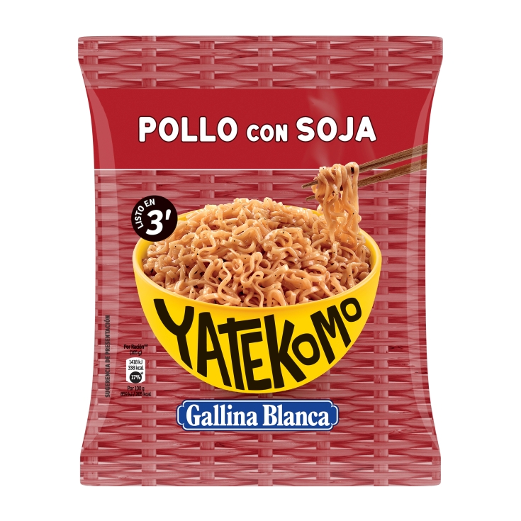 YATEKOMO POLLO C/SOJA BOLSA GALLINA BLAN