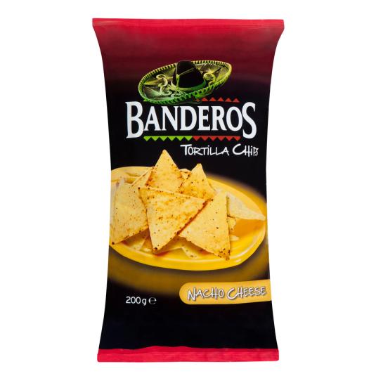 TORTILLA CHIPS CHEESE BANDEROS 200G