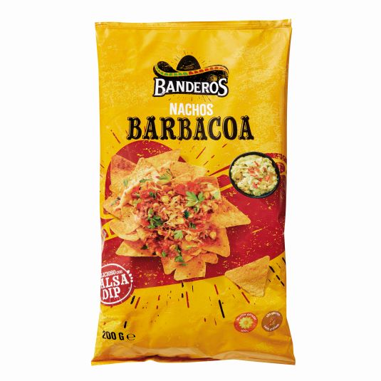 NACHOS BARBACOA BANDEROS 200G