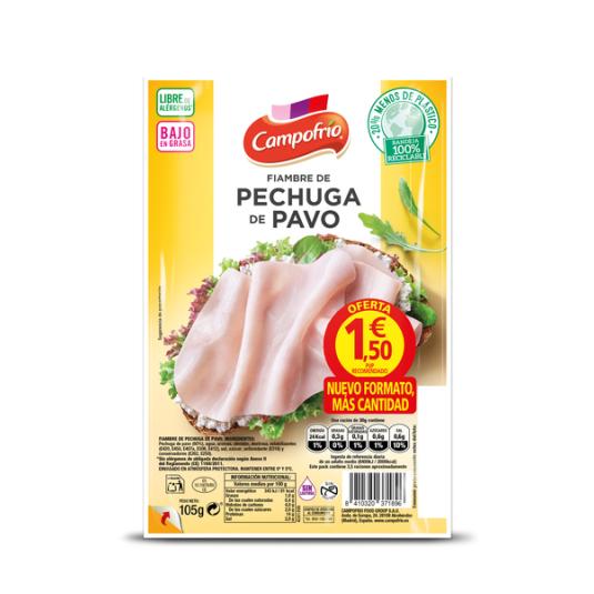 PECHUGA PAVO CAMPOFRIO 105G