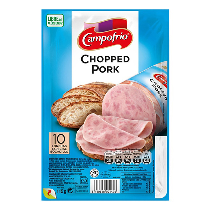 CHOPPED PORK CAMPOFRIO 95G