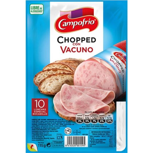 CHOPPED BEEF CAMPOFRIO 95G