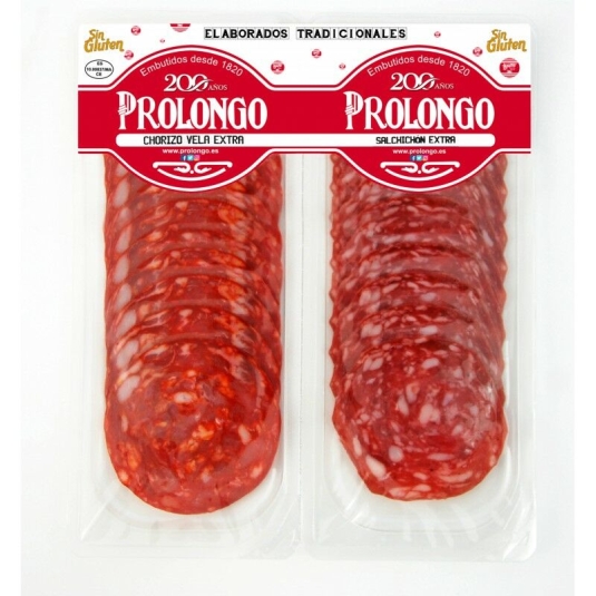 CHORIZO VELA+SALCHICHON EX.PROLOGO 2X50G