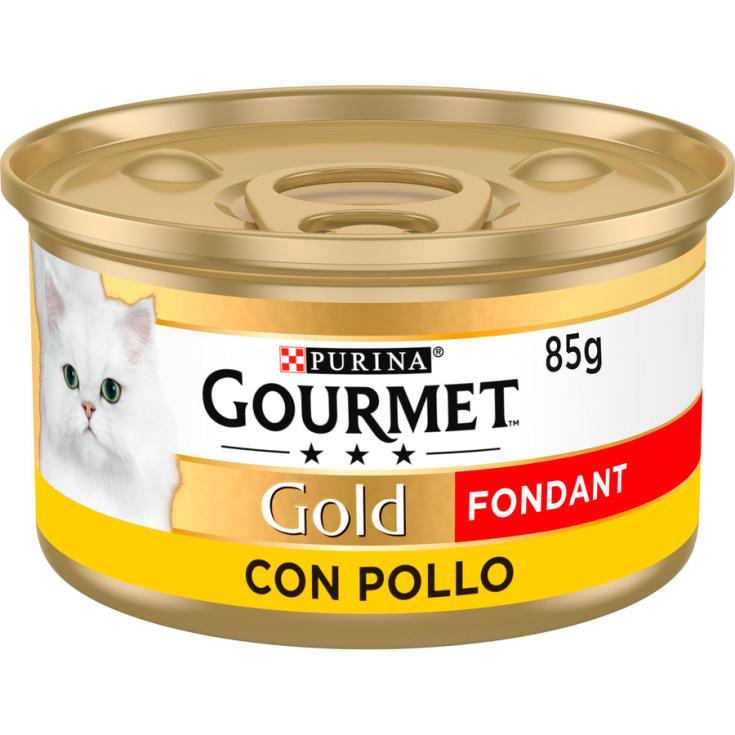 GOURMET CAT GOLD FOND.POLLO 85 GR