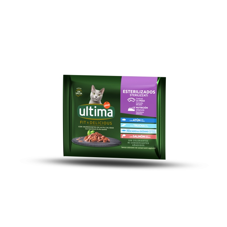 ULTIMA CAT FIT&DELICIOS PESC. 4X85G