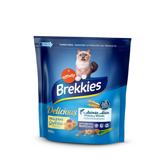 BREKKIES CAT DELICIOUS PESCADO 900GR