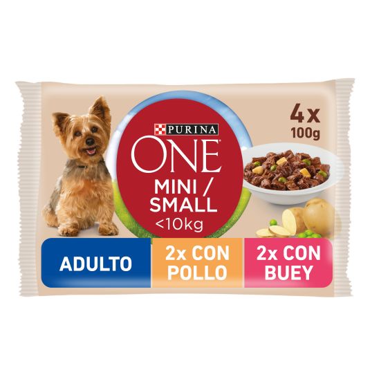 ONE MINI DOG ACT.POLLO-BUEY 4X85G