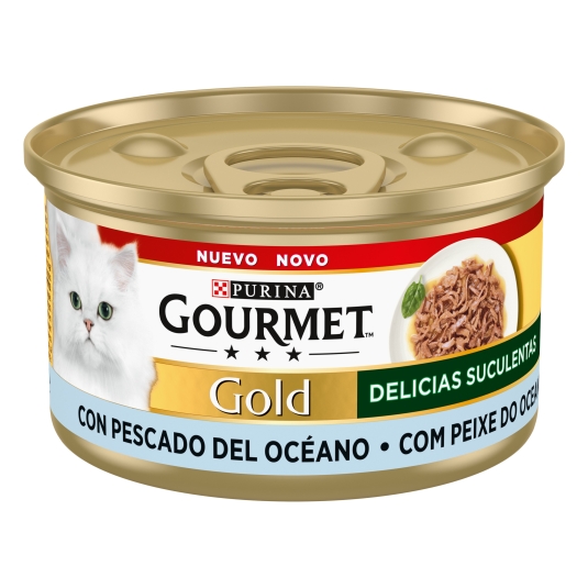 GOURMET GOLD DEL/SUCULENTAS PESCADO 85G