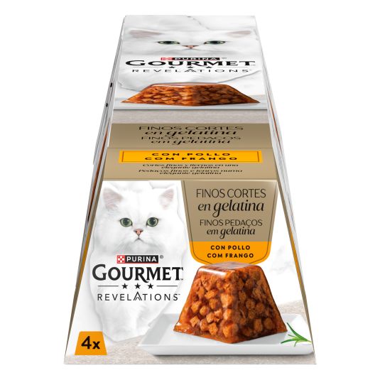 GOURMET REVELATIONS C/POLLO 4X57G
