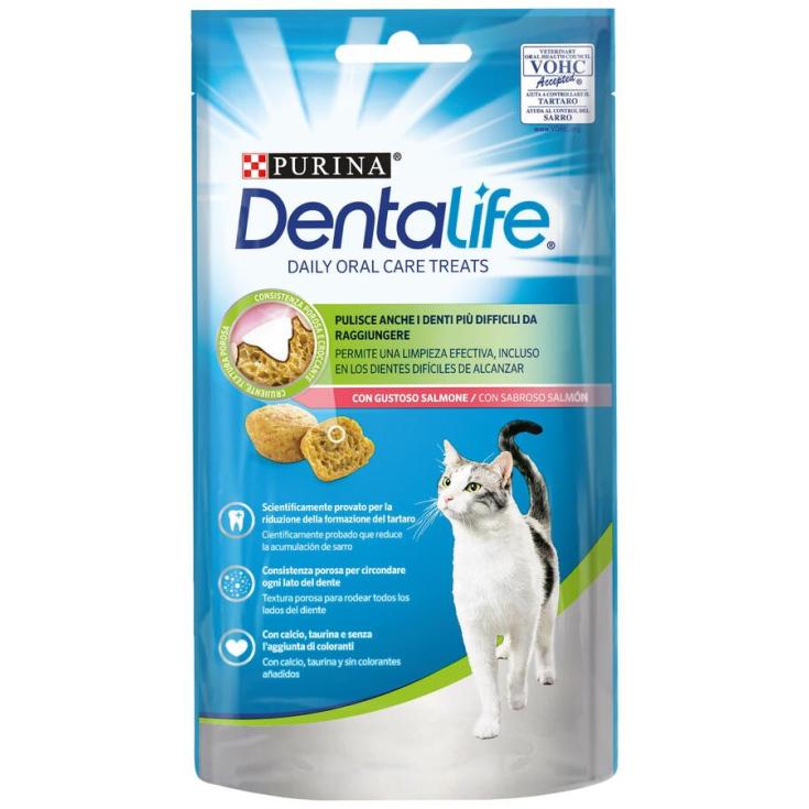 SNACK CAT DENTALIFE SALMON 40GR