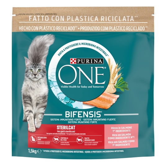 ONE CAT ESTERILIZADOS SALMON 1,5K