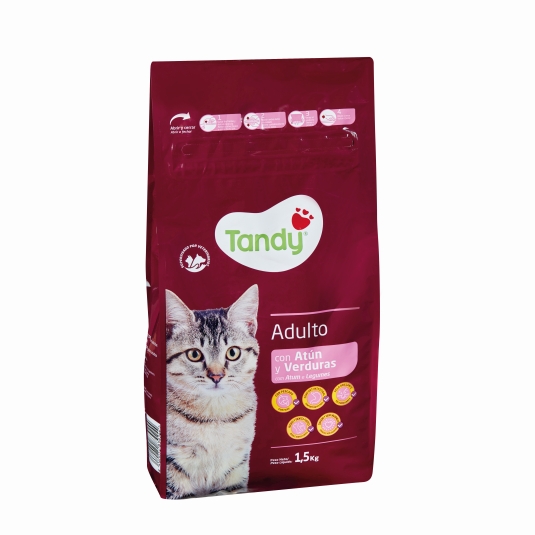 ALIMENTO GATO ATUN/VERDURA TANDY 1,5K
