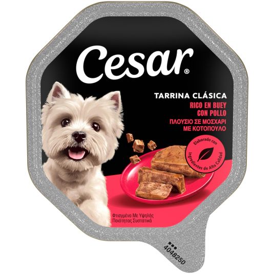 COMIDA HUMEDA PERRO BUEY CESAR 150G