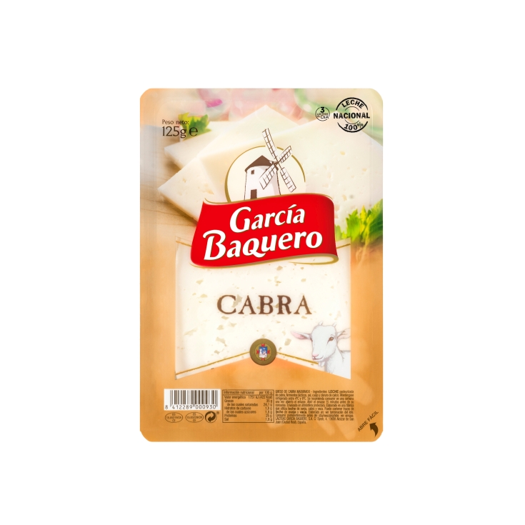 QUESO CABRA LONCHAS G.BAQUERO 125G