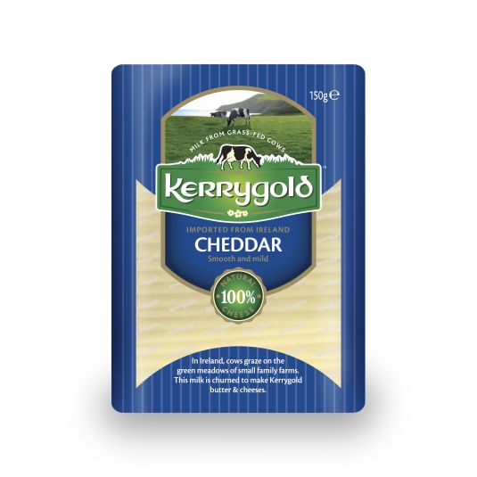 QUESO CHEDDAR BLANCO KERRYGOLD LON.150G