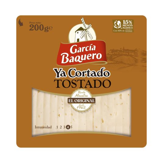 QUESO YA CORTADO G.BAQ TOSTADO 200G