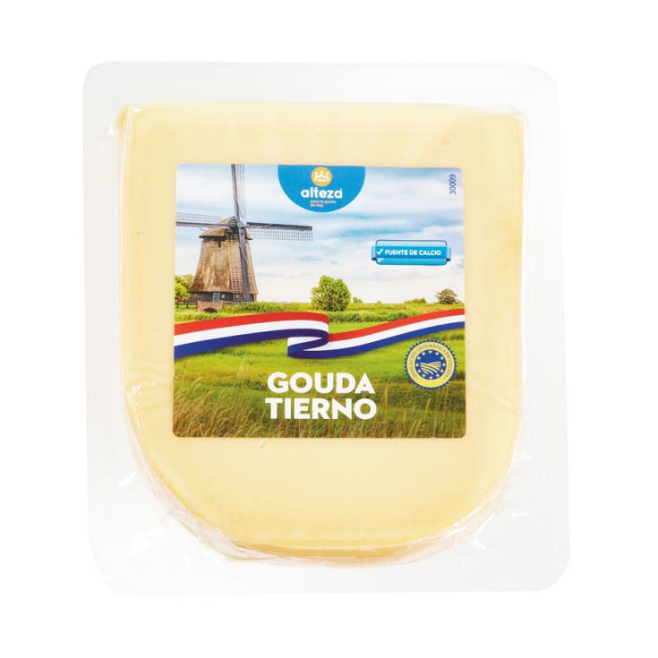 QUESO TIERNO GOUDA CUÑA 350G