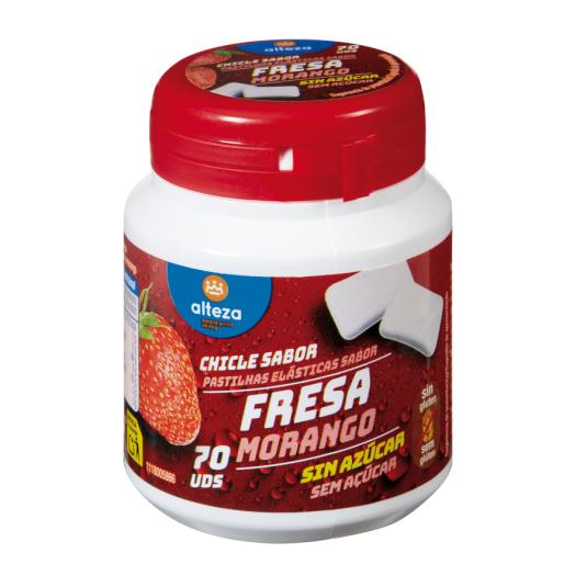 CHICLE FRESA S/AZUCAR ALTEZA 70U