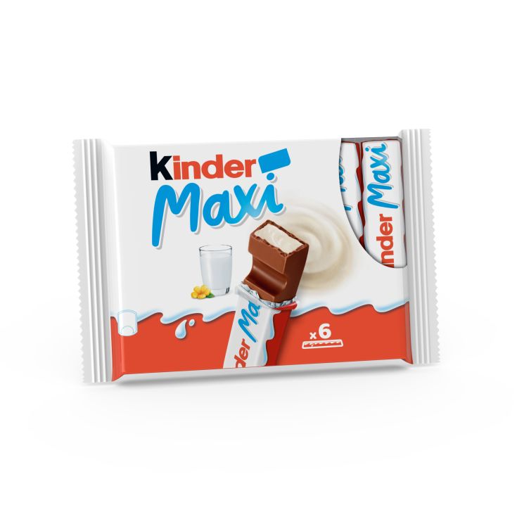 BARRITAS CHOCOLATE KINDER MAXI 6U