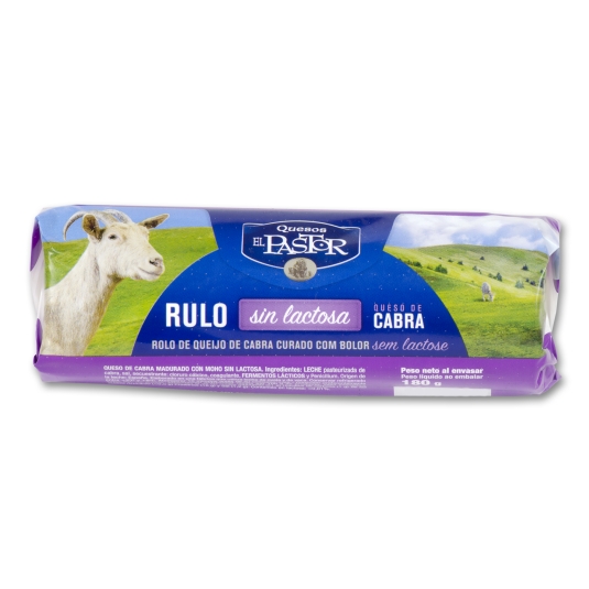 QUESO RULO CABRA S/LACTOSA EL PASTOR 180