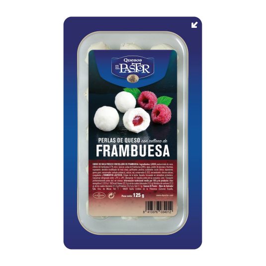 PERLAS RELLENAS FRAMBUESA PASTOR 125G