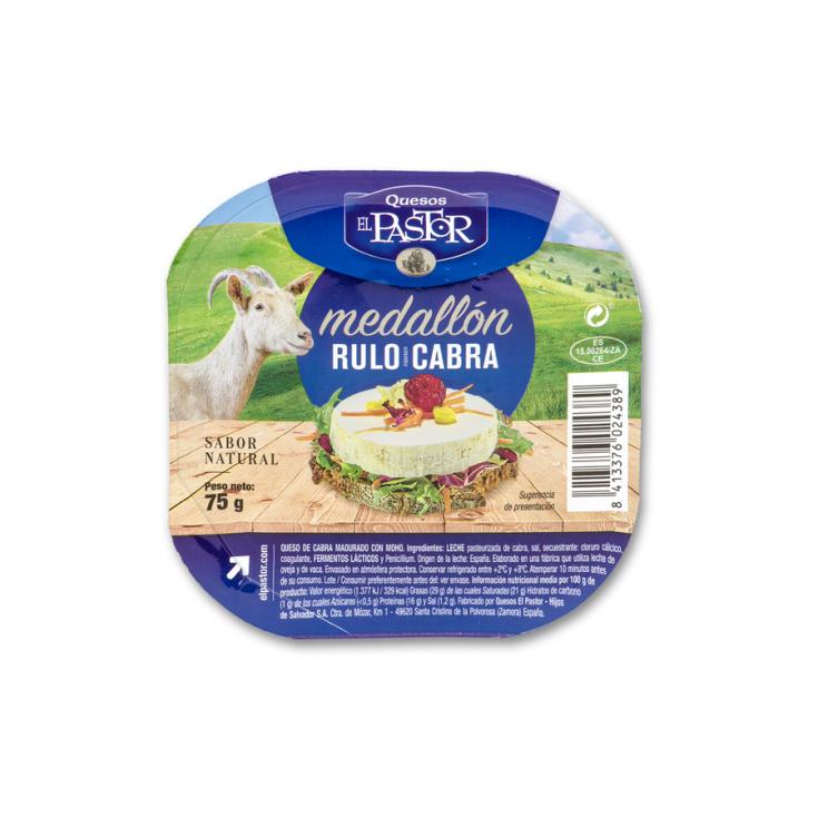 MEDALLON QUESO CABRA EL PASTOR 75G