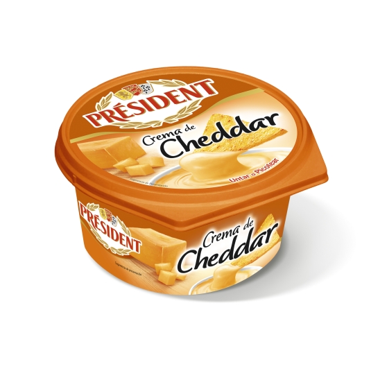 CREMA Q.CHEDDAR PRESIDENT 125G