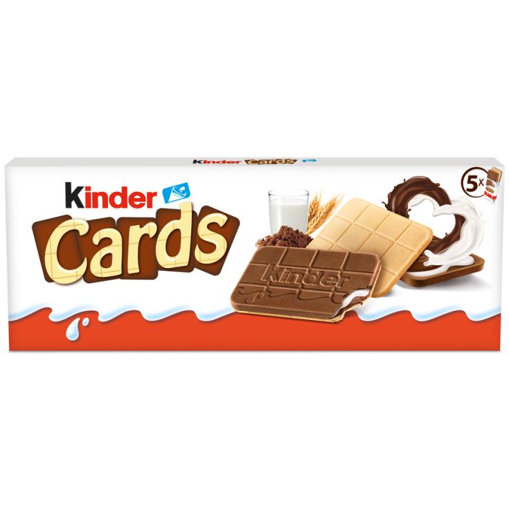GALLETAS R/CACAO KINDER CARDS 10U