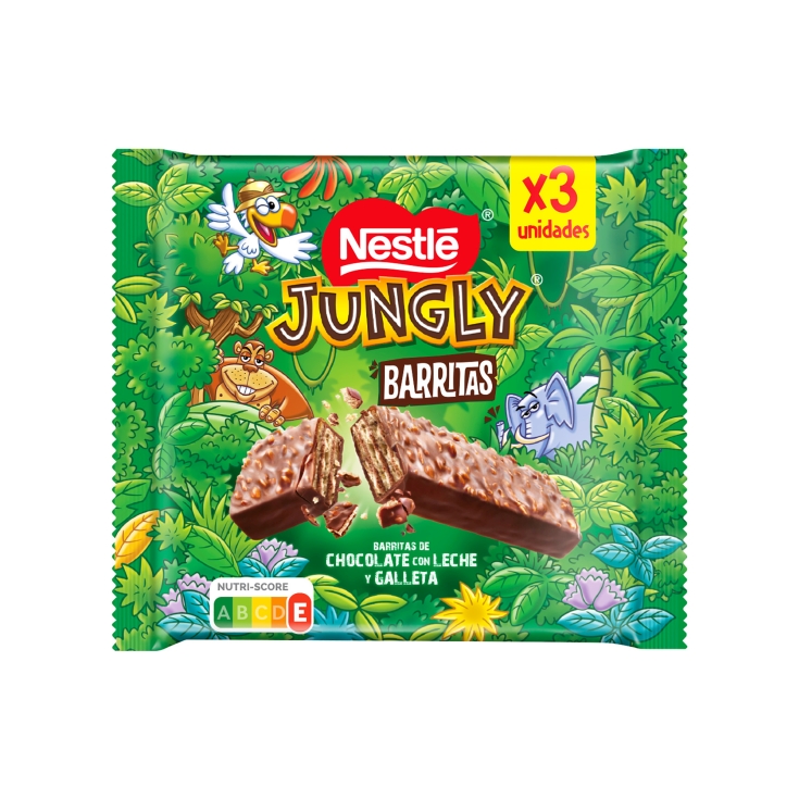 BARRITAS WAFER JUNGLY NESTLE 3U