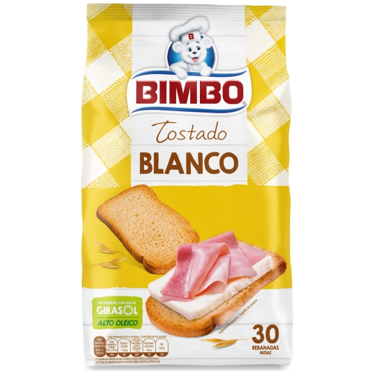 PAN TOSTADO BLANCO BIMBO 30 REB