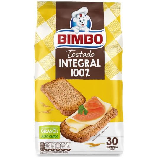 PAN TOSTADO INTEGRAL BIMBO 30 REB