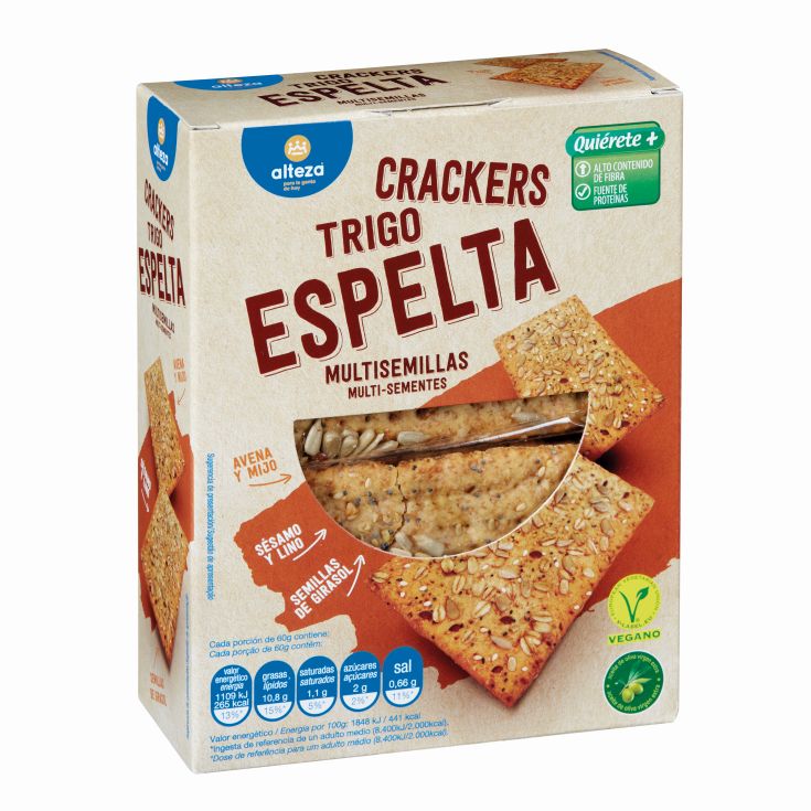 CRACKER INTEGRAL ESPELTA ALTEZA 240G