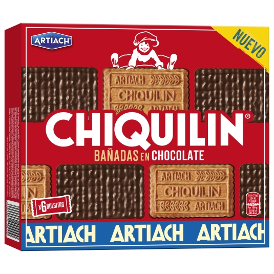 GALLETAS BAÑADAS CHOCO CHIQUILIN 200G