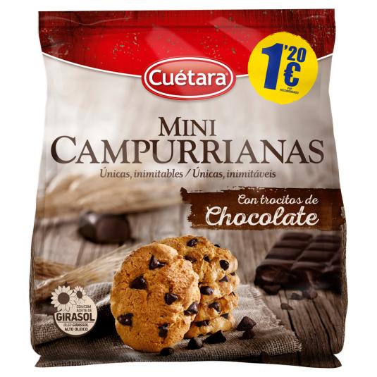 MINI CAMPURRIANAS CHOCO CUETARA 145G