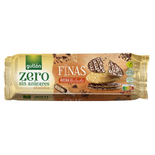 GALLETAS ZERO FINA AVENA C/LECHE GULLON