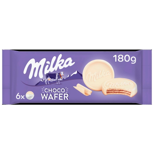 GALLLETAS CHOCOWAFER BLANCO MILKA 180G