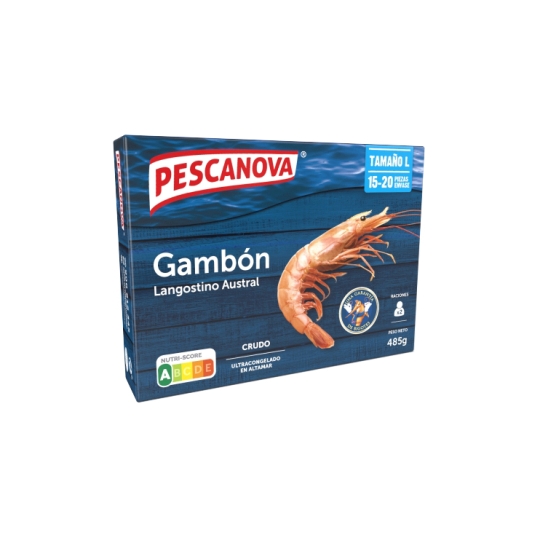 GAMBON CRUDO PESCANOVA 485G