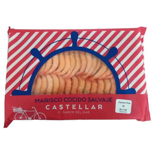 GAMBAS COCIDAS PINK CASTELLAR 80/100
