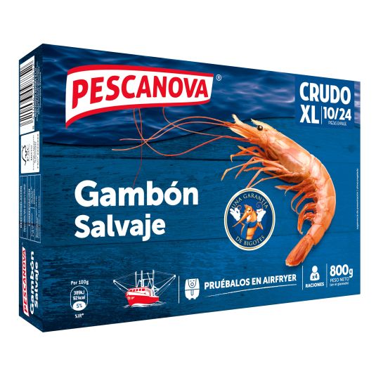 GAMBON CRUDO XL10/24 PESCANOVA 800G