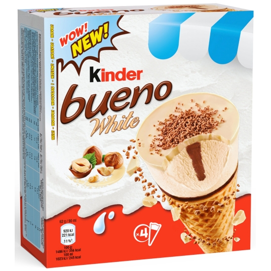 CONO KINDER BUENO WHITE 4U