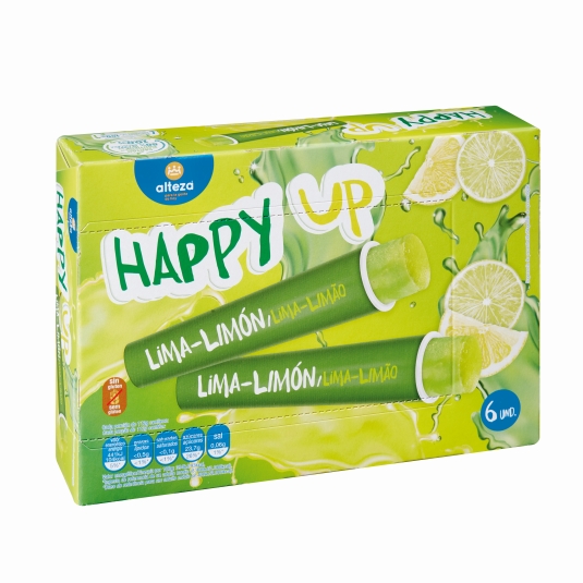 HELADO HAPPY-UP LIMA LIMON 6U