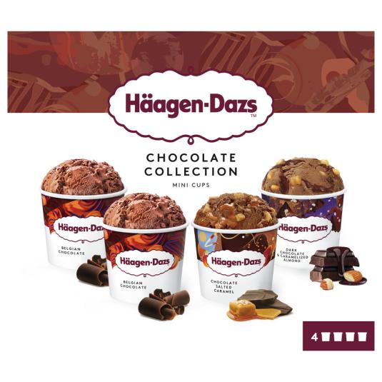 HAAGEN-DAZS MULTIPACK CHOCOLATE 4U