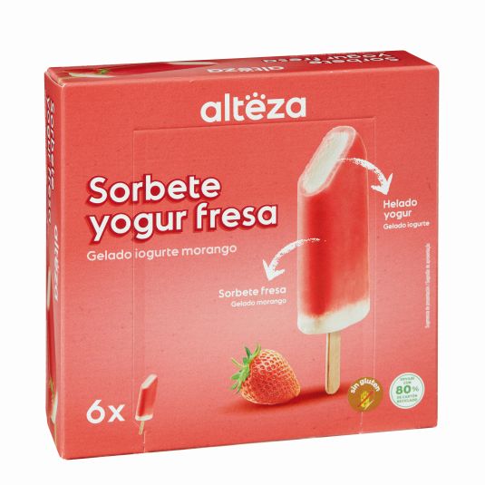HELADO HIELO CON YOGUR FRESA ALTEZA 6U