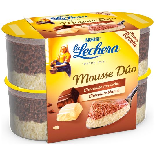 MOUSSE DUO CHO/CHO.BLA LA LECHERA 4U