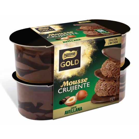 MOUSSE GOLD AVELLANA CRUJIENTE NESTLE 4U