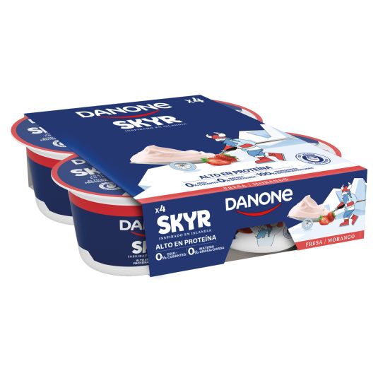 YOGUR SKYR FRESA DANONE 4U