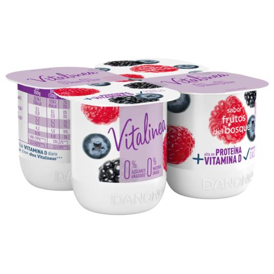 YOG.VITALINEA FRUTA DEL BOSQUE 4U